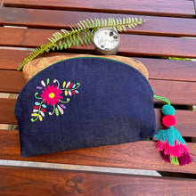 Load image into Gallery viewer, Otomi Denim Cosmetic Bag
