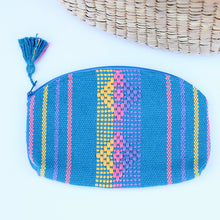Load image into Gallery viewer, Oaxaca Cosmetic Bag-Blue
