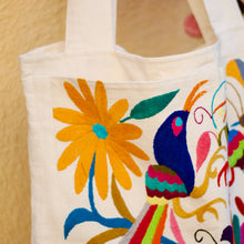 Load image into Gallery viewer, Otomi Embroidered multicolor Tote/Bag
