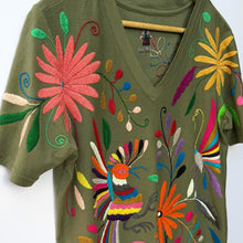 Load image into Gallery viewer, Otomí Embroidered Tee-L
