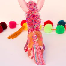Load image into Gallery viewer, Handmade Embroidered Felt Donkey plush
