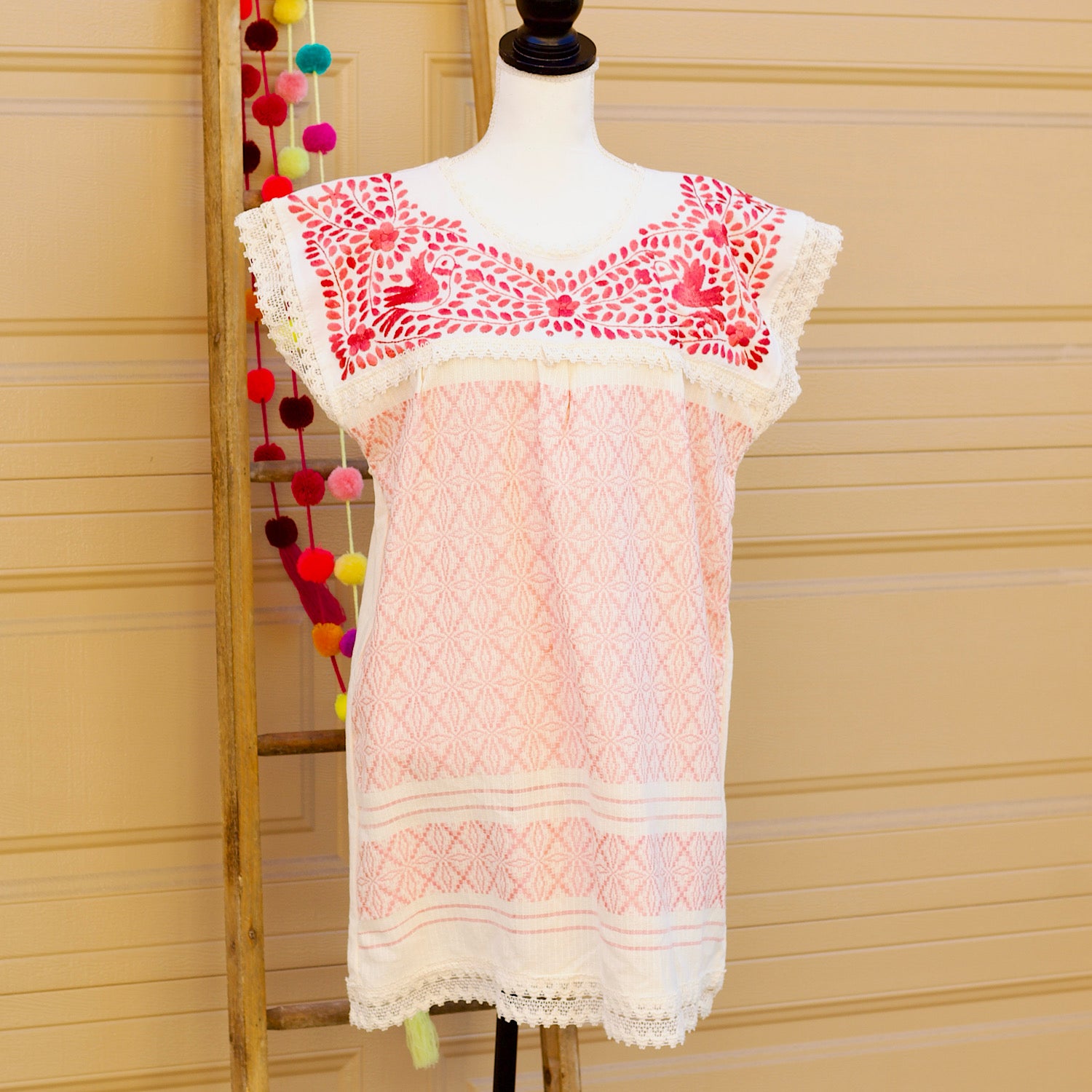 Paloma Dress-peach -pink