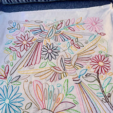 Load image into Gallery viewer, Otomi Embroidered Pillow Cover
