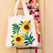 Load image into Gallery viewer, Otomi Embroidered Girasol Tote/Bag
