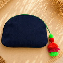 Load image into Gallery viewer, Otomi Denim Cosmetic Bag
