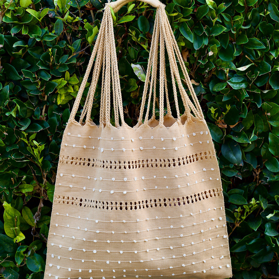 Handwoven Knotted Tote