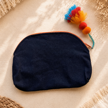 Load image into Gallery viewer, Otomi Denim Cosmetic Bag
