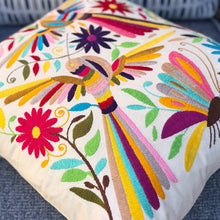 Load image into Gallery viewer, Otomi Embroidered Pillow Cover
