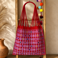 Load image into Gallery viewer, Handwoven Mayan Tote Bag
