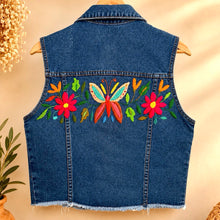 Load image into Gallery viewer, Otomi Denim Vest-S
