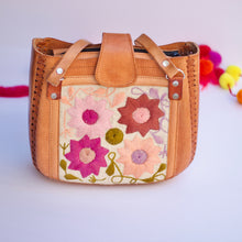Load image into Gallery viewer, Embroidered Leather Shoulder Bag
