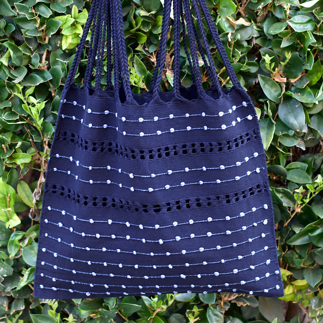 Handwoven Knotted Tote