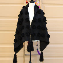 Load image into Gallery viewer, Pompom Wool Shawl
