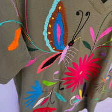 Load image into Gallery viewer, Otomí Embroidered Tee-XL
