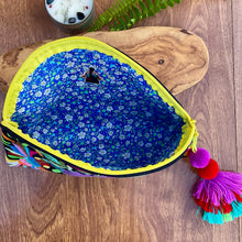 Load image into Gallery viewer, Otomi Denim Cosmetic Bag
