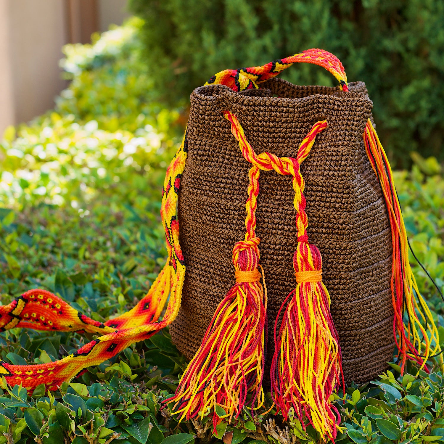Handwoven-Crochet Bag – Mi Mundo Mexicano