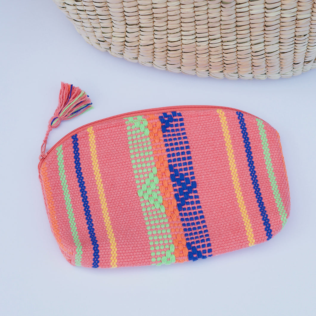 Oaxaca Cosmetic Bag-Pink