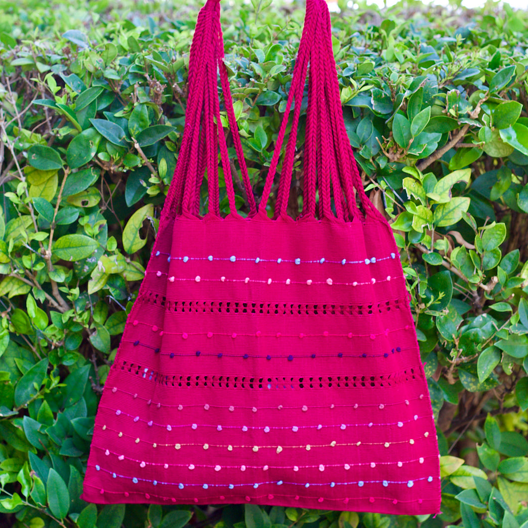 Handwoven Knotted Tote