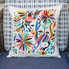 Load image into Gallery viewer, Otomi Embroidered Pillow Cover
