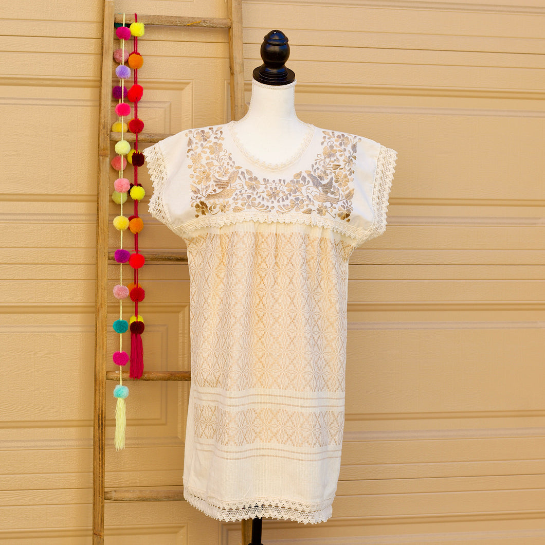 Paloma Dress-Tan