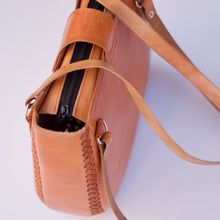 Load image into Gallery viewer, Embroidered Leather Shoulder Bag
