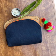 Load image into Gallery viewer, Otomi Denim Cosmetic Bag
