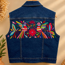 Load image into Gallery viewer, Otomi Denim Vest-XL

