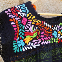 Load image into Gallery viewer, Paloma  Huipil Top-Black
