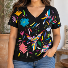 Load image into Gallery viewer, Otomí Embroidered Tee-M
