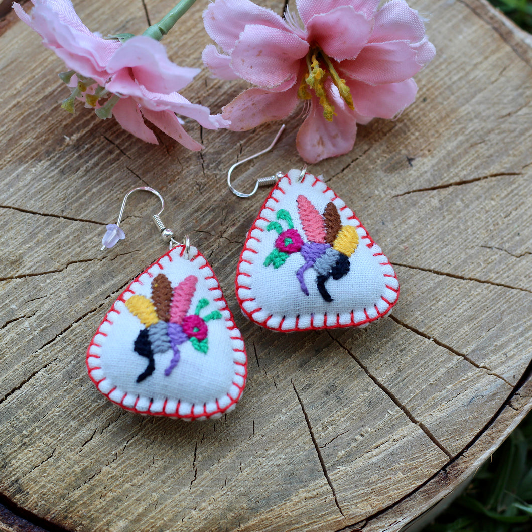 Otomi Hand-embroidered Earrings