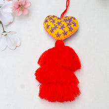 Load image into Gallery viewer, Heart Bag Charm-Orange
