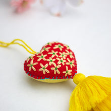 Load image into Gallery viewer, Heart Bag Charm-Yellow
