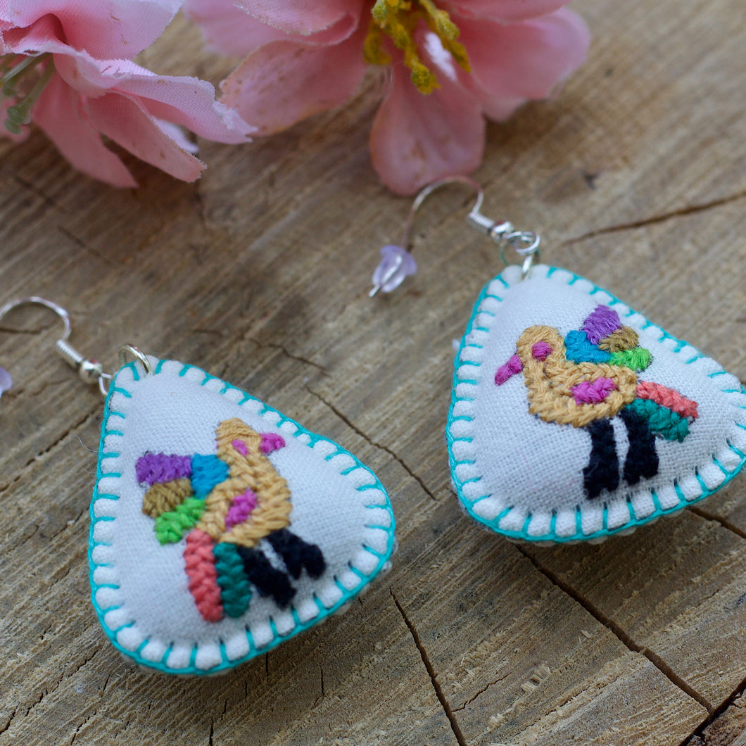 Otomi Hand-embroidered Earrings