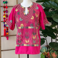 Chiapas Milpa embroidered Huipil-Top