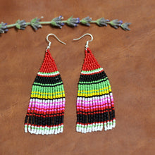 Load image into Gallery viewer, image-sarape-huichol-earrings-2
