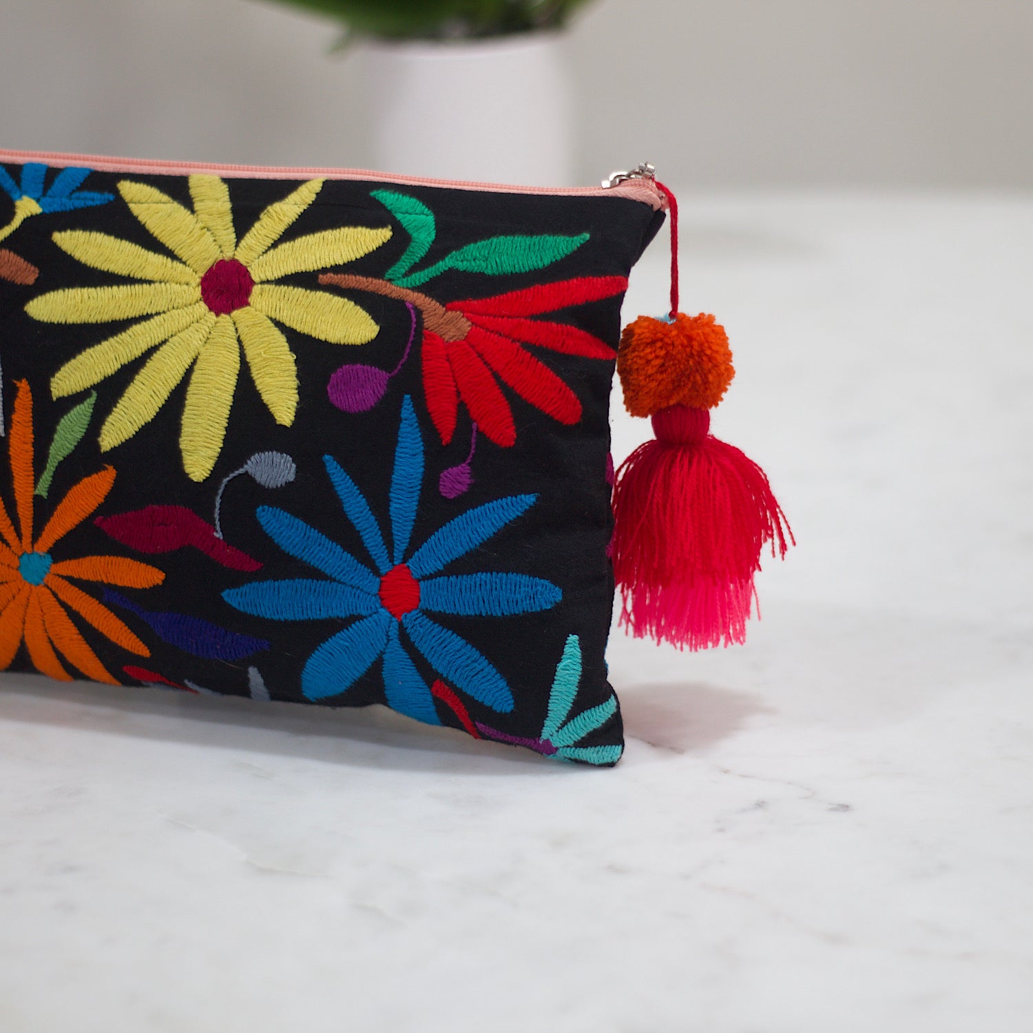 Otomi Embroidery Makeup Case, Shop Now