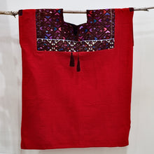 Load image into Gallery viewer, image-red-huipil-blouse-1
